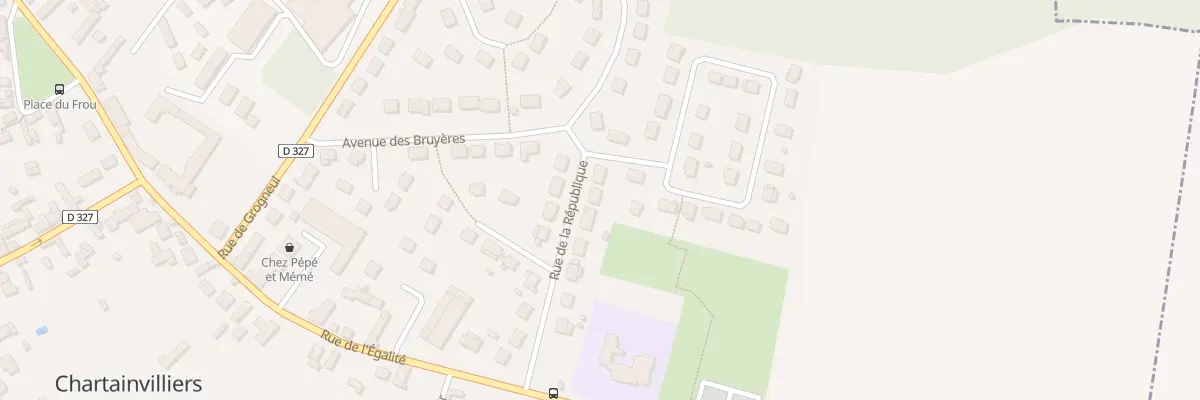 Plan du 12 Rue de la République à Chartainvilliers