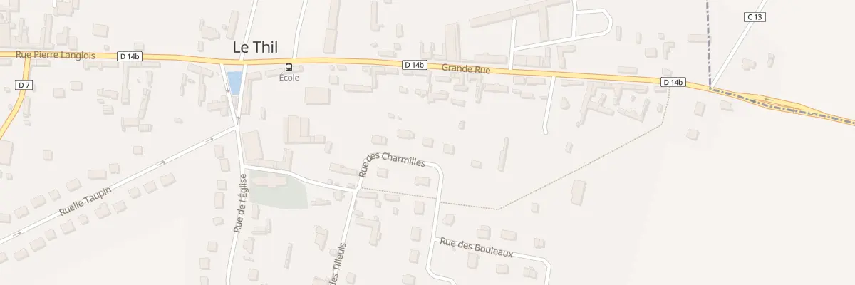 Plan du 8 Rue des Charmilles au Thil