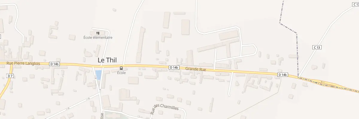 Plan du 9 Gr Grande Rue au Thil