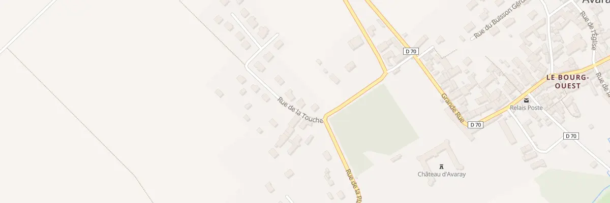 Plan du 4 Rue de la Touche à Avaray