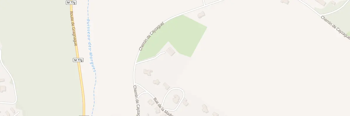 Plan du 6 Rte de Cayzaguel à Beaupuy
