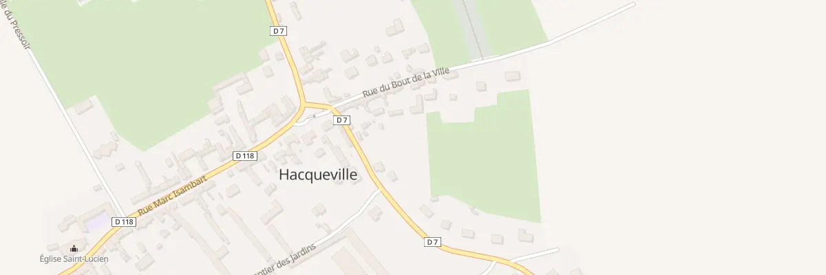Plan du 5B Rue du Bout de la Ville à Hacqueville