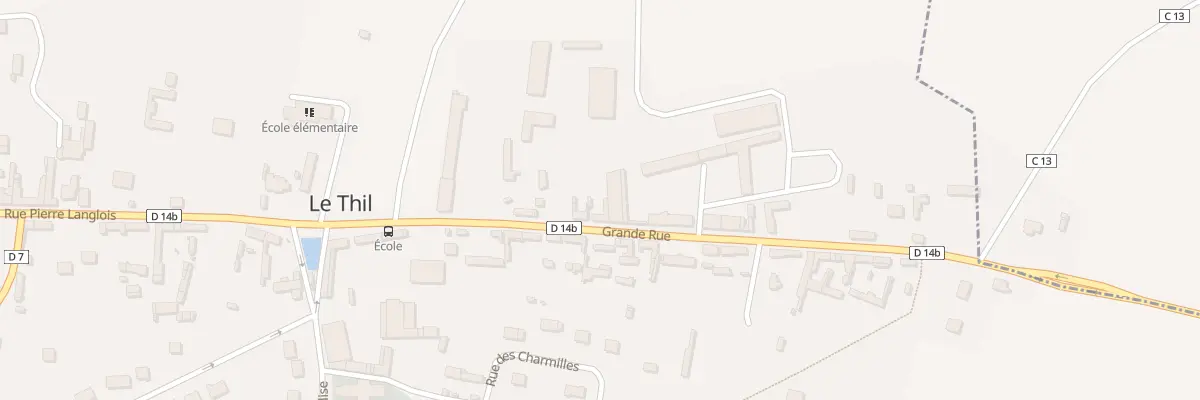 Plan du 7 Grande Rue au Thil