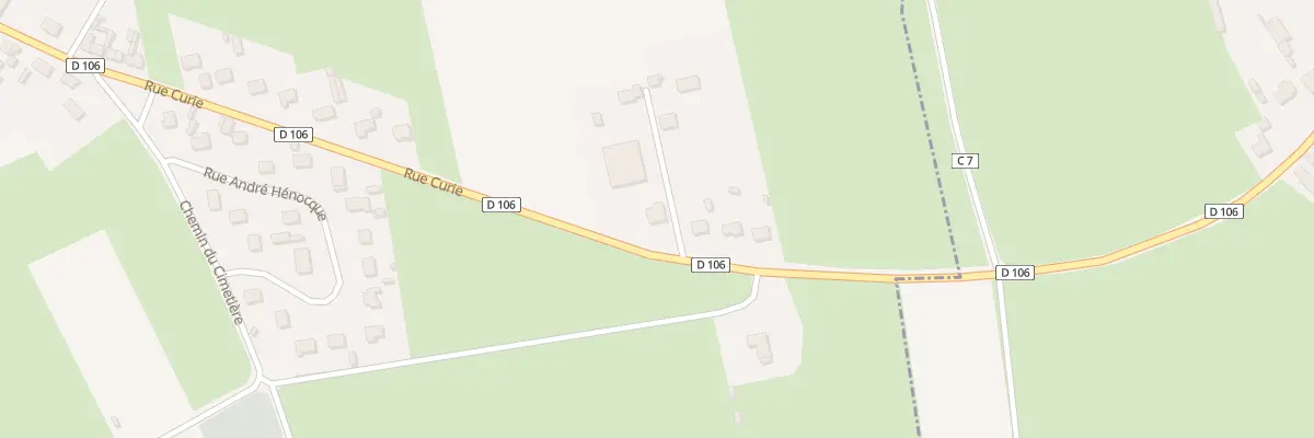 Plan du 21F Rue Curie à Vaudricourt
