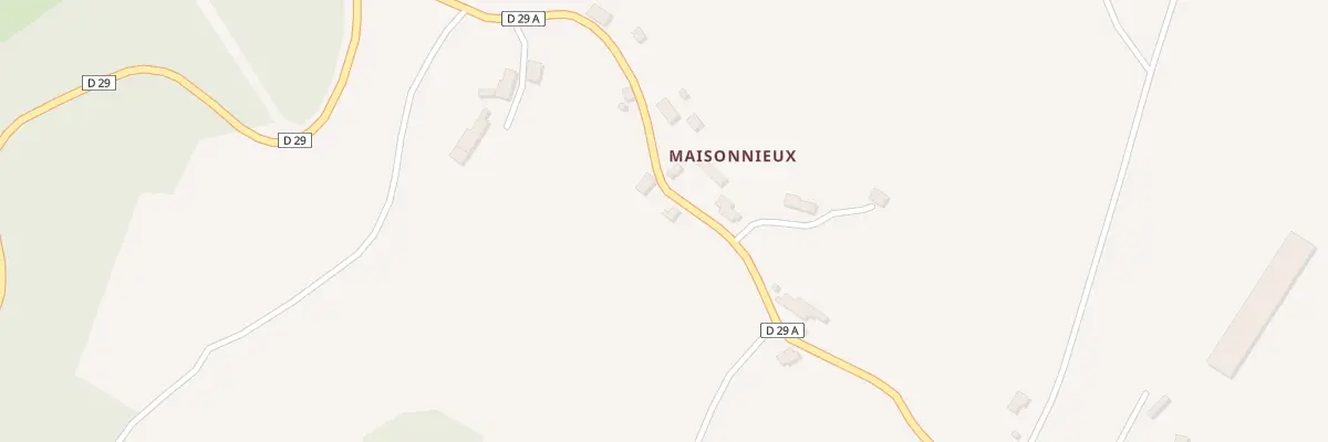 Plan du 5110 Maisonnieux aux Billanges