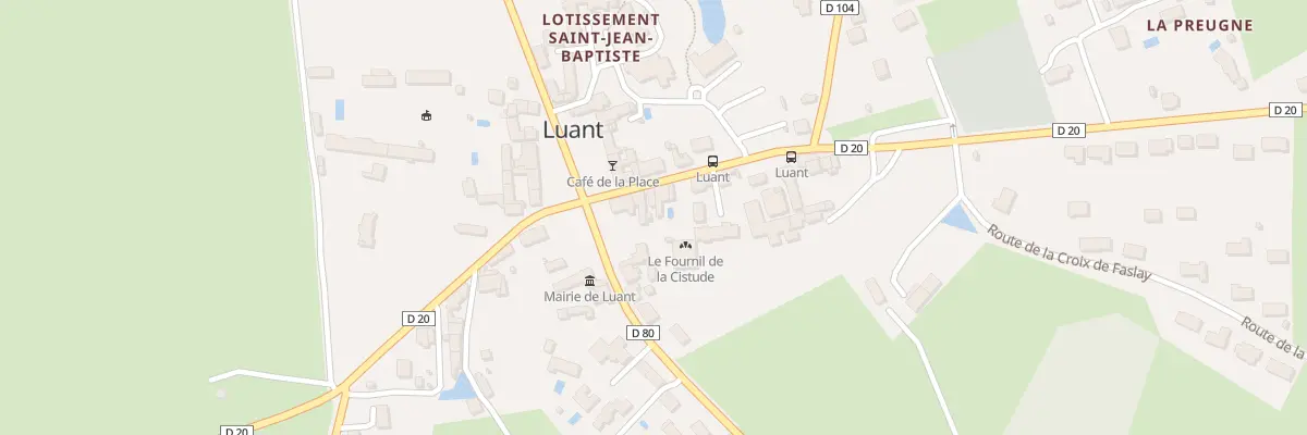 Plan du 6 Rue de Verdun à Luant
