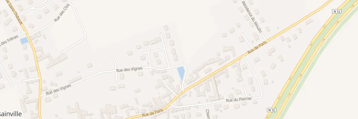 Plan du 19 Rue de la Treille à Goussainville