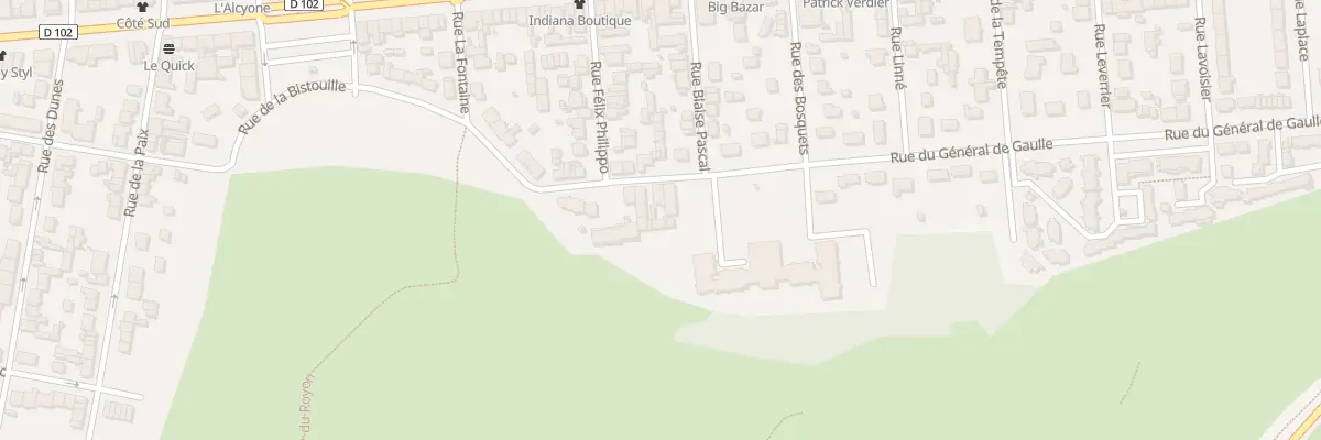 Plan du 105B Rue Pasteur à Fort-Mahon-Plage