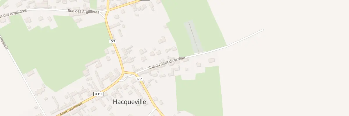 Plan du 10 Rue du Bout de la Ville à Hacqueville