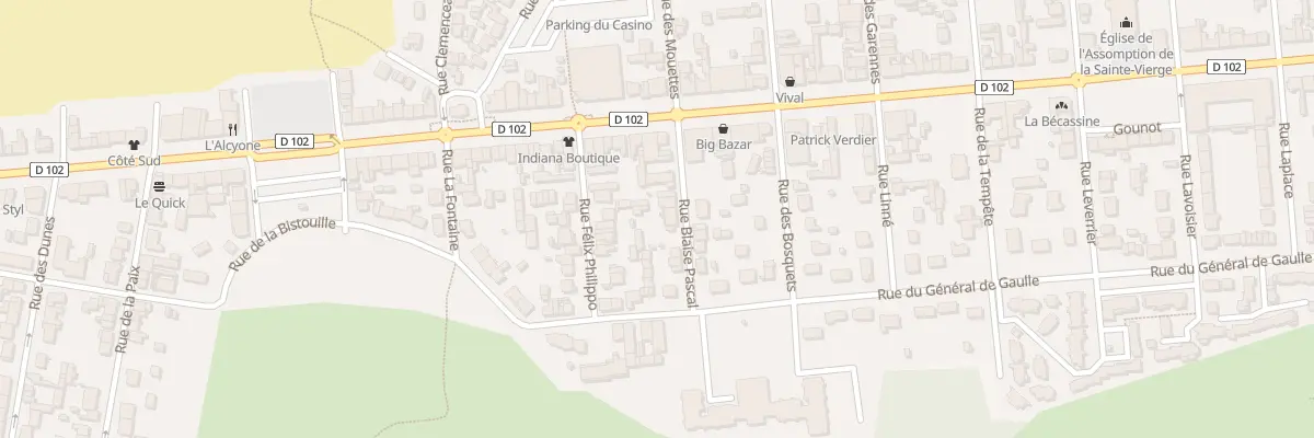 Plan du 68 Rue Blaise Pascal à Fort-Mahon-Plage