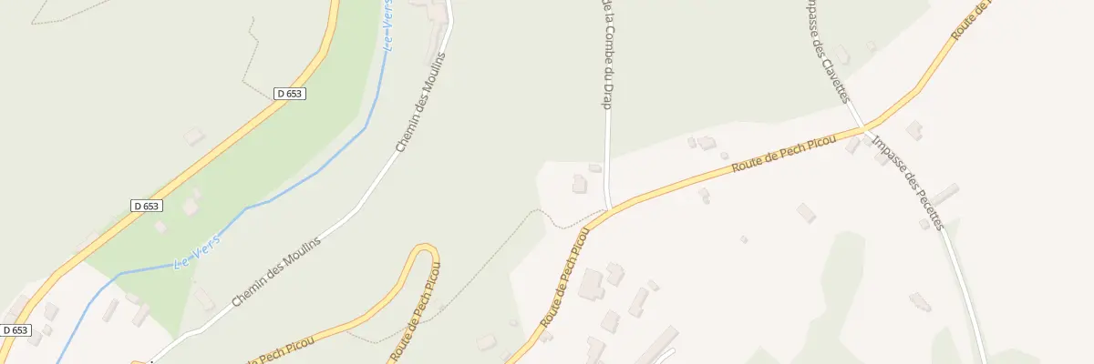 Plan du 5242 Sevenne de Dols à Saint Géry-Vers