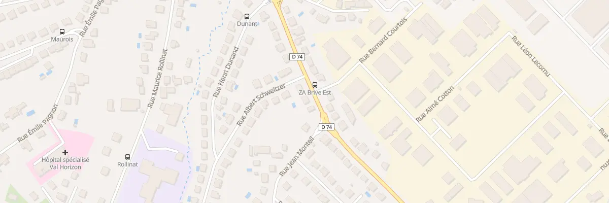 Plan du 60 Rue Daniel De Cosnac à Brive-la-Gaillarde