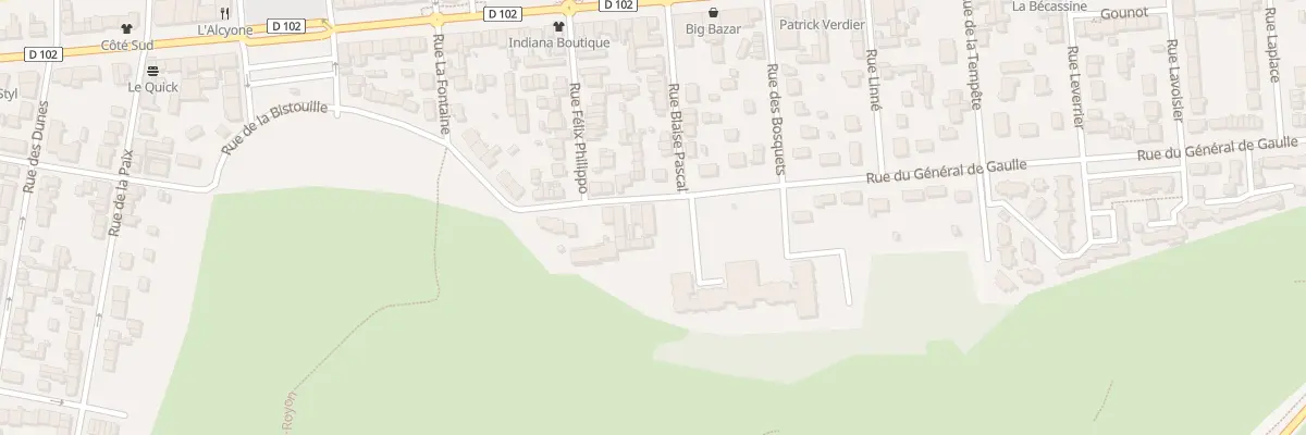 Plan du 99 Rue Pasteur à Fort-Mahon-Plage