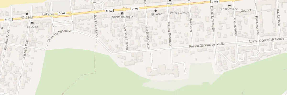 Plan du 96 Rue Pasteur à Fort-Mahon-Plage