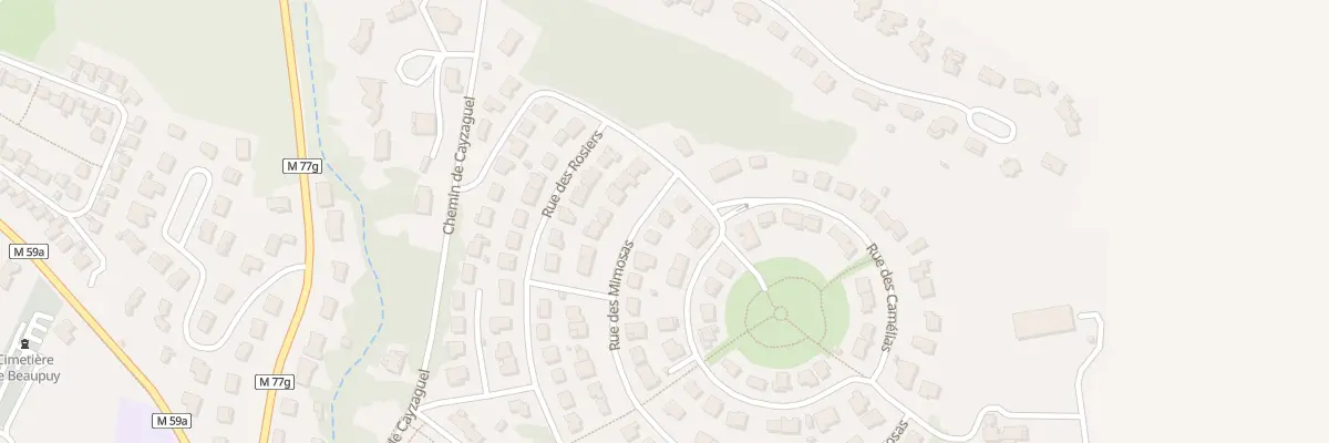 Plan du 33 Rue des Mimosas à Beaupuy