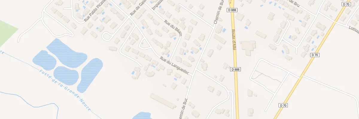 Plan du 57 Rue du Languedoc à Garidech