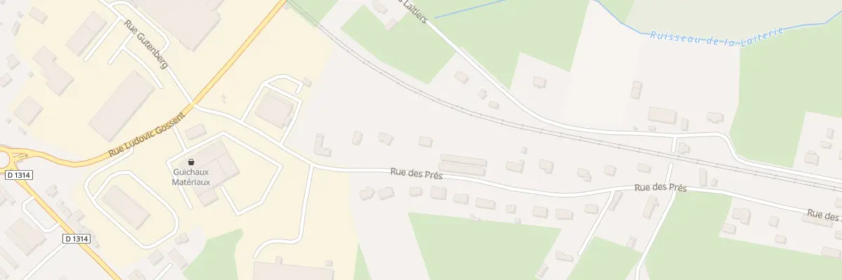 Plan du 86 Rue des Prés - le Fossé à Forges-les-Eaux