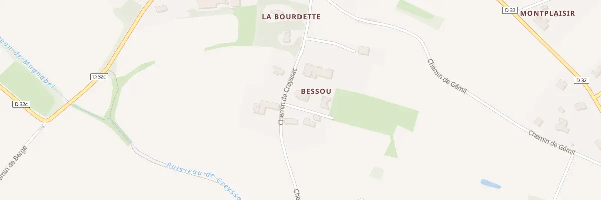 Plan du 9 Che de Crayssac à Paulhac