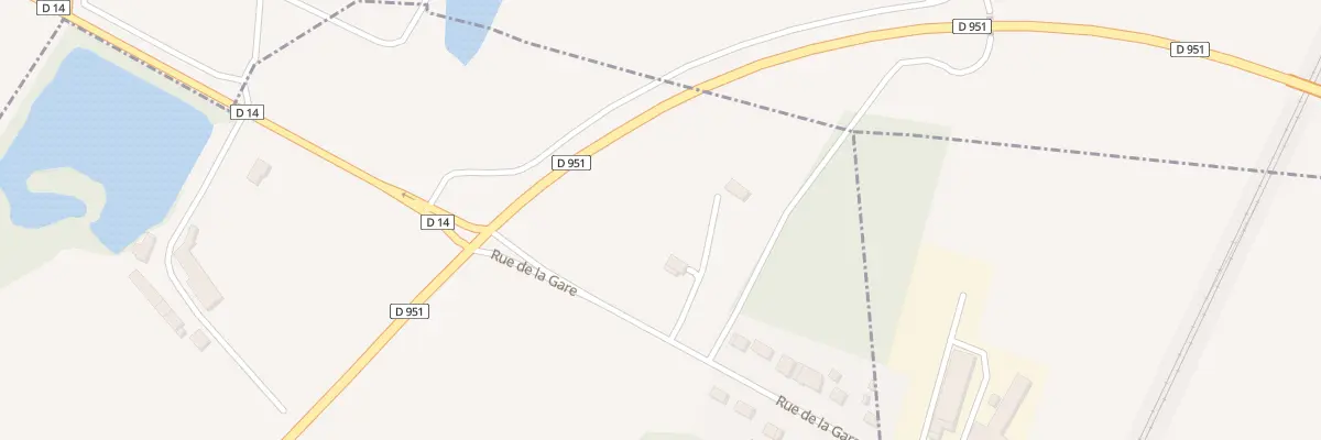 Plan du 1 Lothiers Gare à Luant