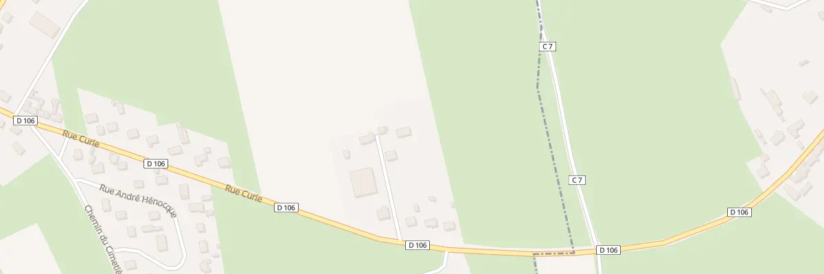 Plan du 21T Rue Curie à Vaudricourt