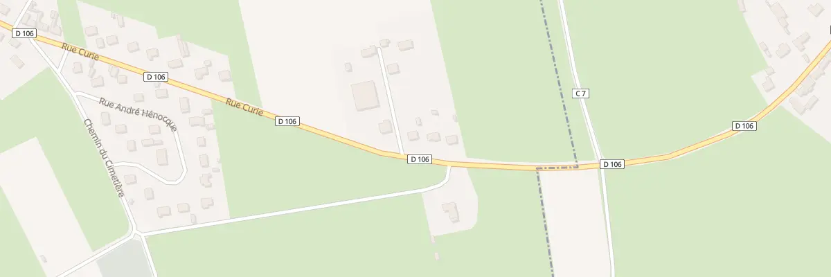 Plan du 23 Rue Curie à Vaudricourt