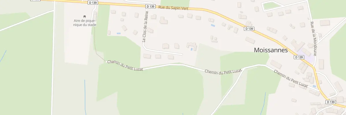 Plan du 4 La Fourne à Moissannes