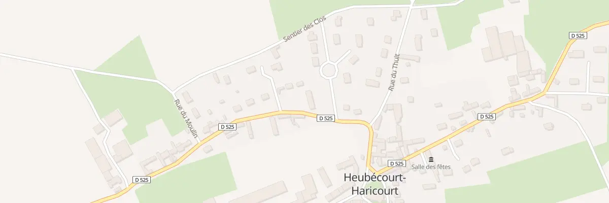 Plan du 6 Rue Chevreuse à Heubécourt-Haricourt