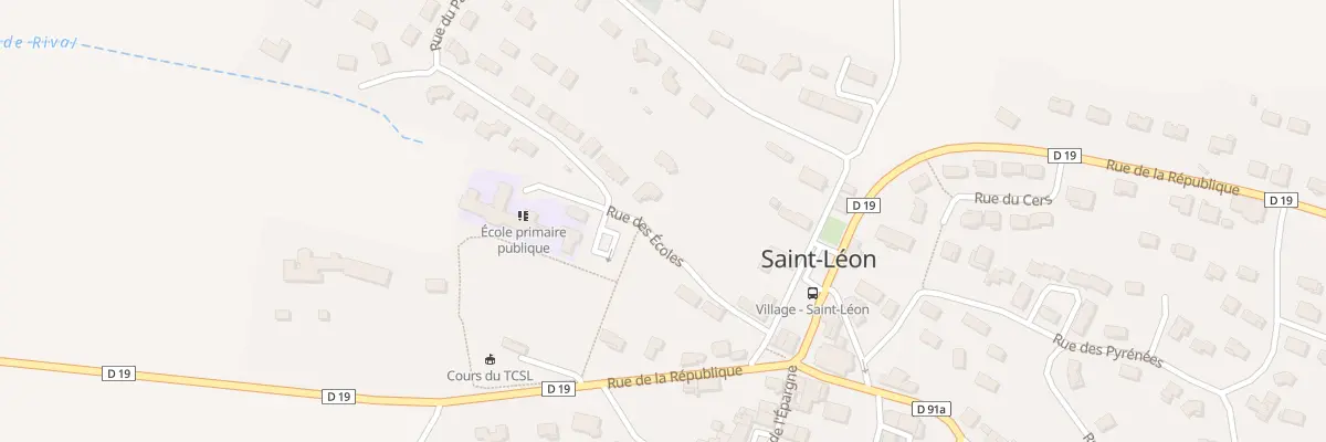 Plan du 10 Rue des Ecoles à Saint-Léon