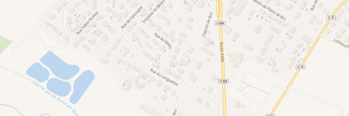 Plan du 55 Rue du Béarn à Garidech