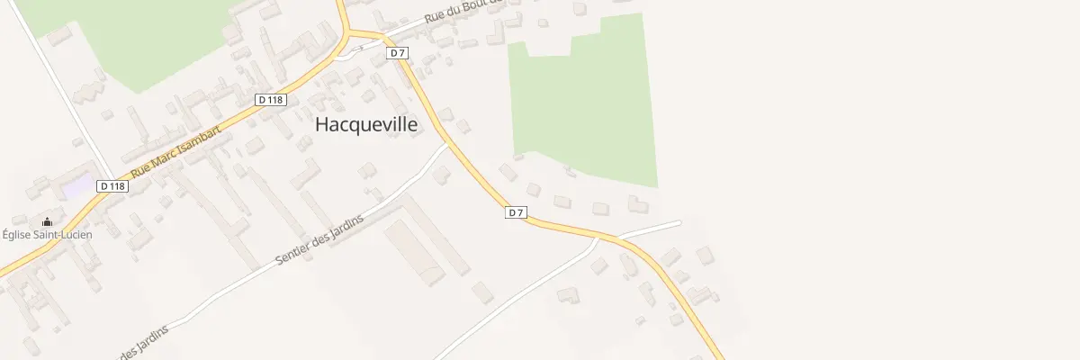 Plan du 7 Rte de Douxmesnil à Hacqueville