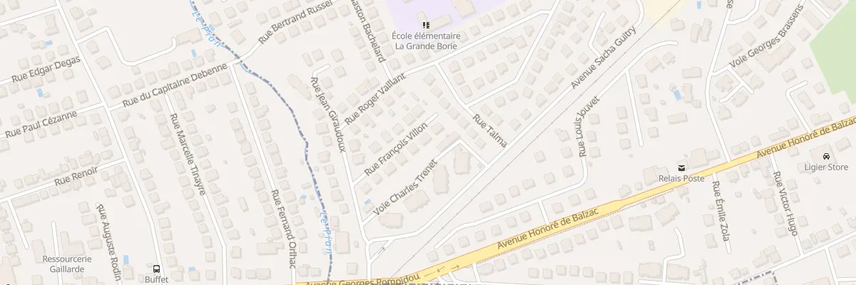 Plan du 12 Rue François Villon à Malemort