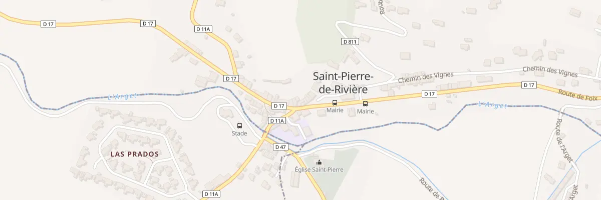 Plan du 1 Rte de Foix à Saint-Pierre-de-Rivière