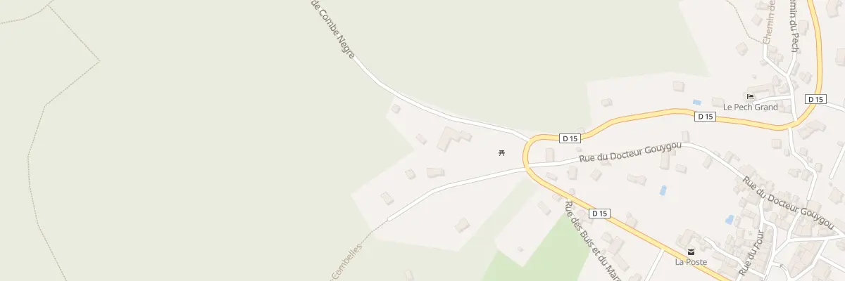 Plan du 5118B Combe Negre à Saint-Sozy