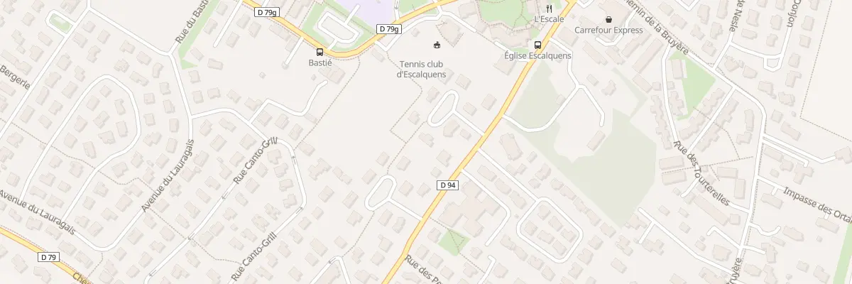 Plan du 6 Rue des Cigales à Escalquens