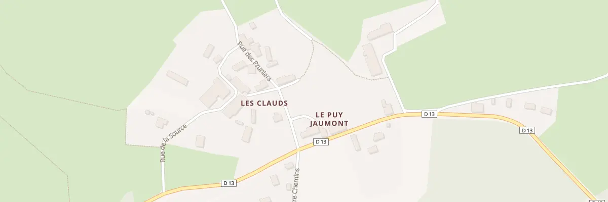 Plan du 6 Rue des Pruniers à Champnétery