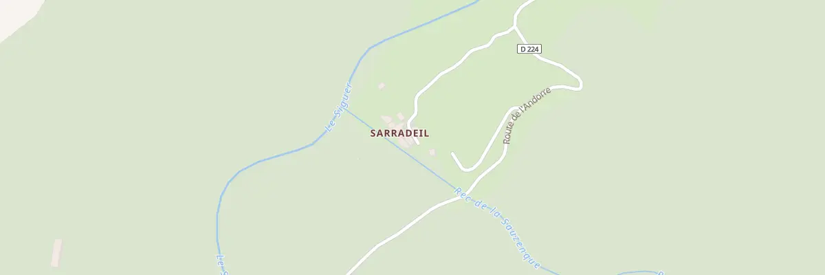 Plan du 139A Sarradeil à Siguer