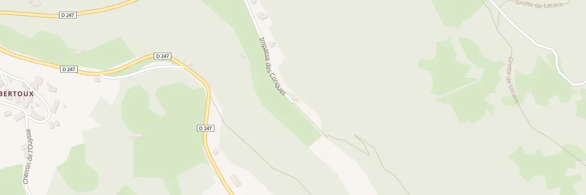 Plan du 5192 La Conque à Lacave