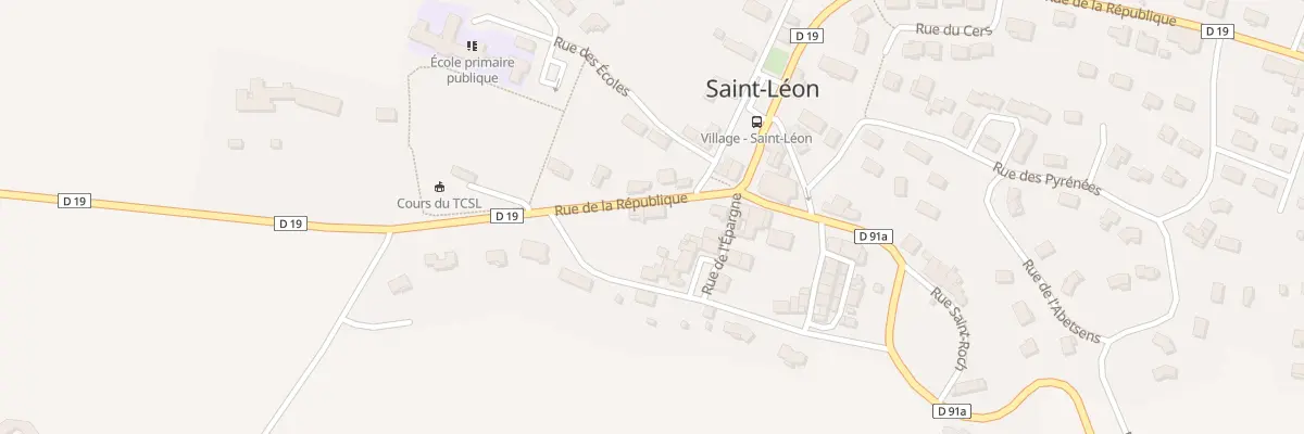 Plan du 6 Rue de la République à Saint-Léon
