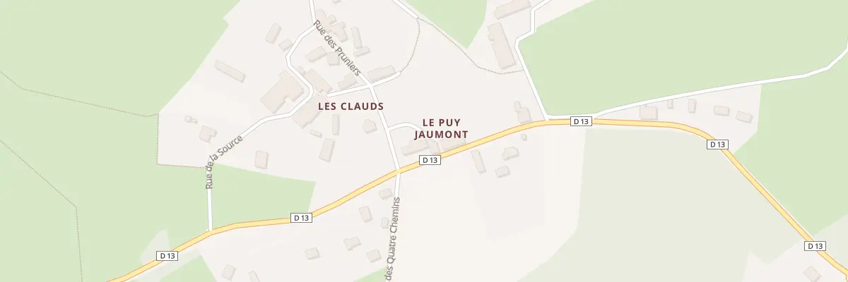 Plan du 4 Rue des Pruniers à Champnétery