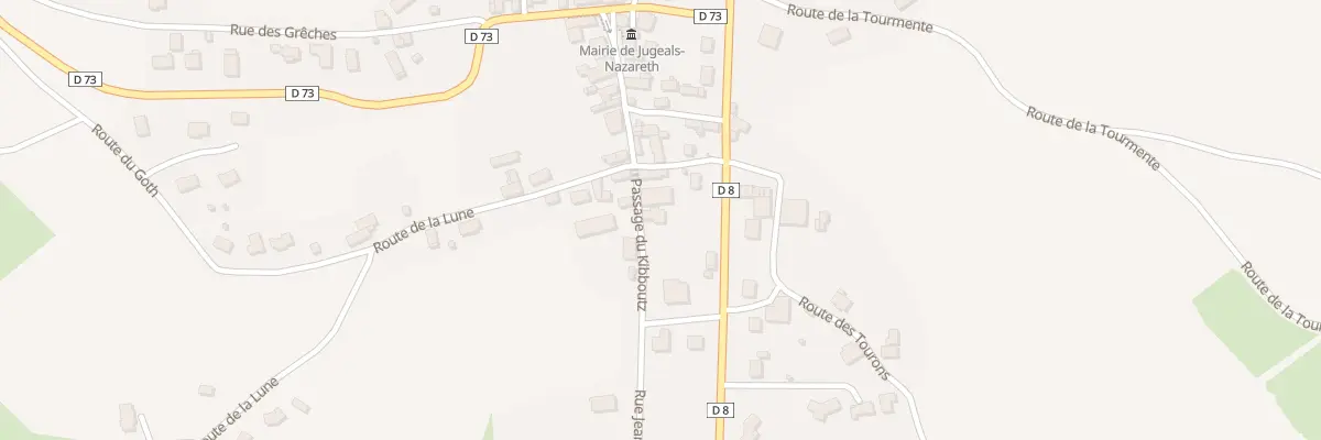 Plan du 3 Pas Du Kibboutz à Jugeals-Nazareth