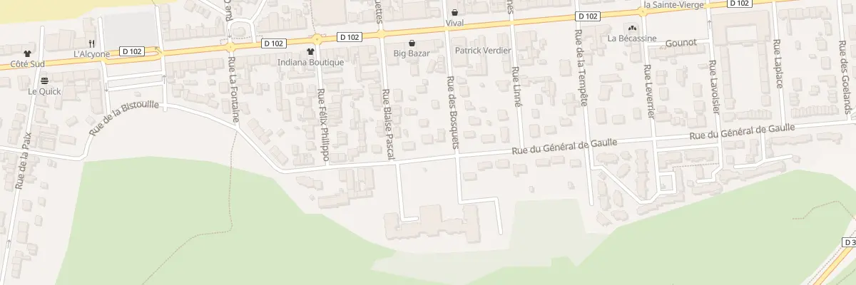 Plan du 28 Rue Pasteur à Fort-Mahon-Plage