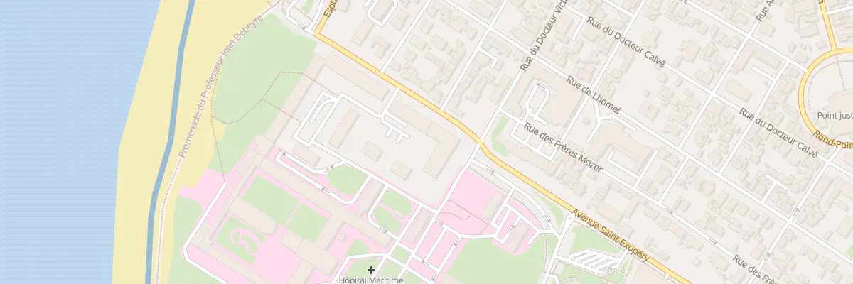 Plan du 54 Rue Docteur Victor Menard à Berck