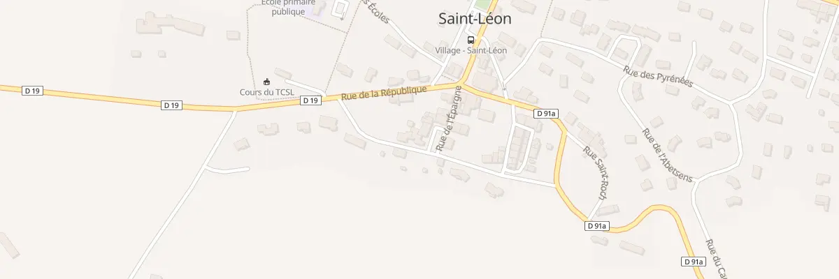 Plan du 8 Pl du Marché à Saint-Léon