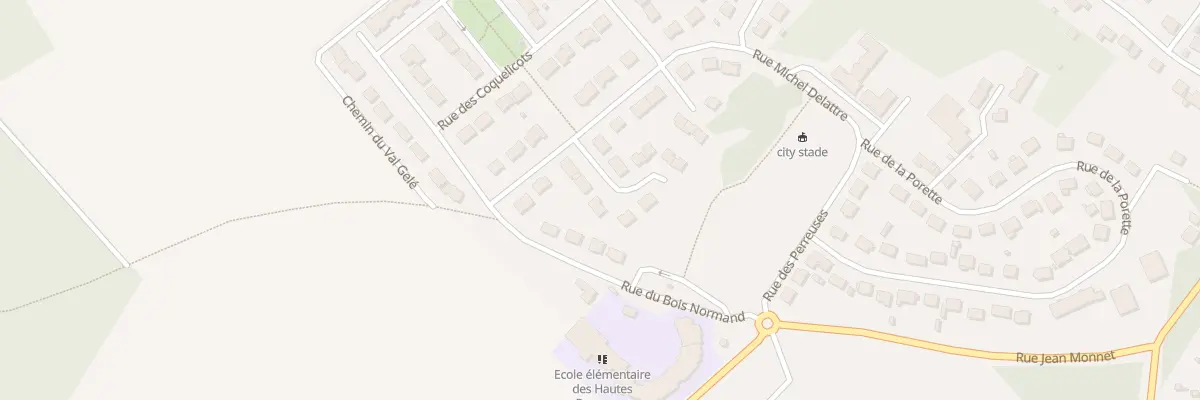 Plan du 6 All des Vergers à Pierres