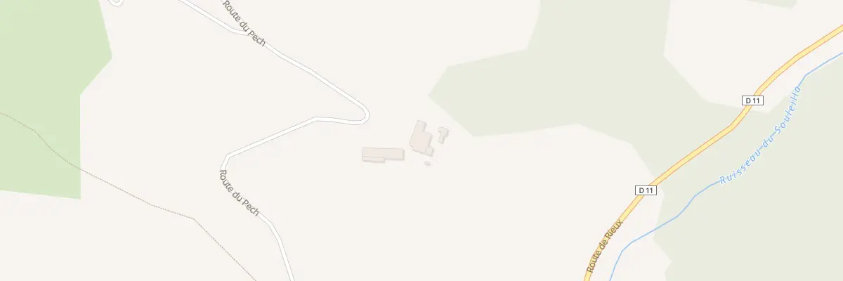 Plan du 4 Camp de Lourtet et Portete à Loubens