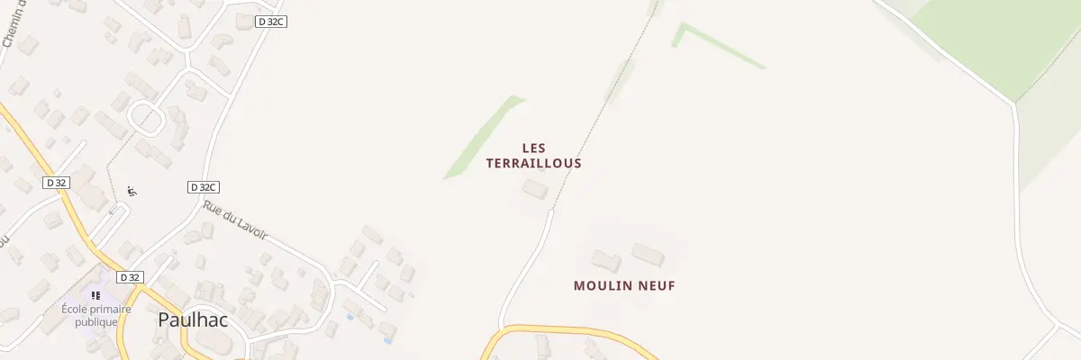 Plan du 18 Lagraille à Paulhac