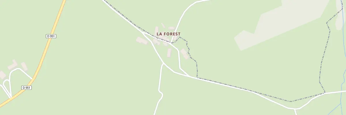 Plan du 1 La Forest à Noth