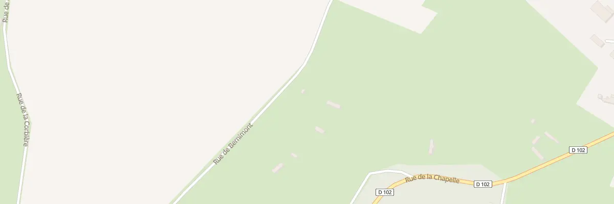 Plan du 2042 Rue de Bernimont à Beaussault