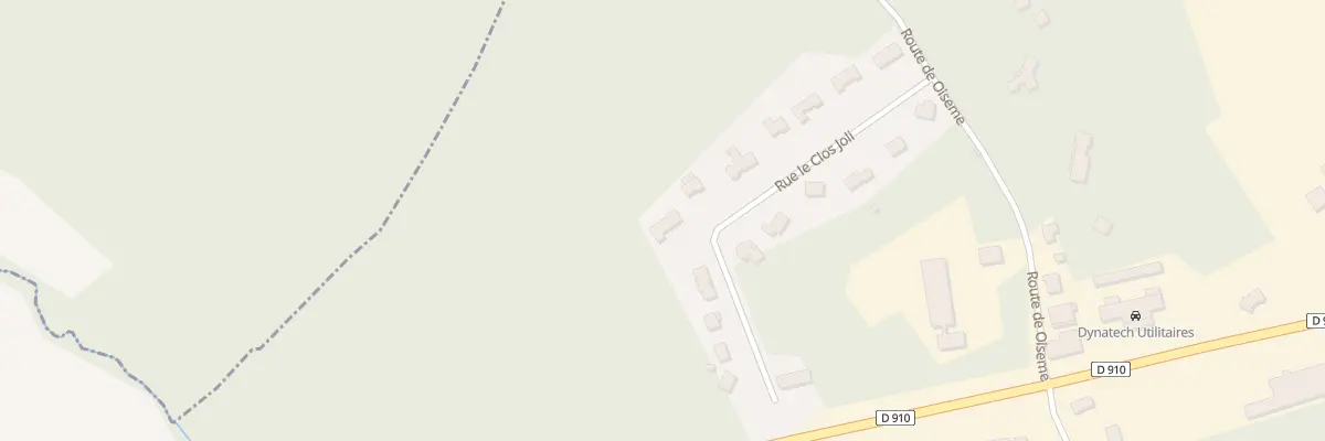 Plan du 13 Rue Le Clos Joli à Nogent-le-Phaye