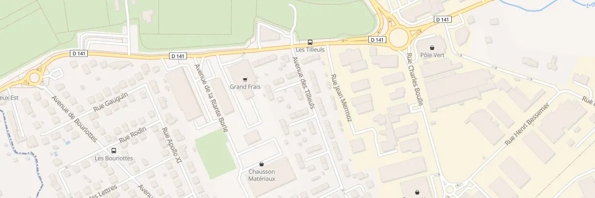 Plan du 8 Av Des Tilleuls à Malemort